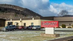 Exterior photo of the Embassy manufacturing facility